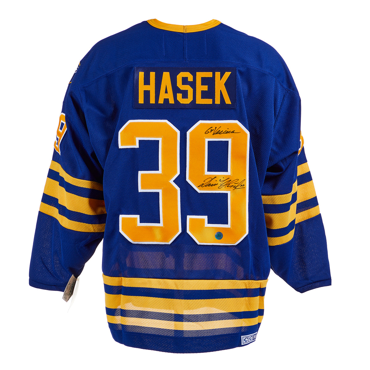 Dominik Hasek Buffalo Sabres White "1996-2006 Throwback" CCM NHL  Jersey