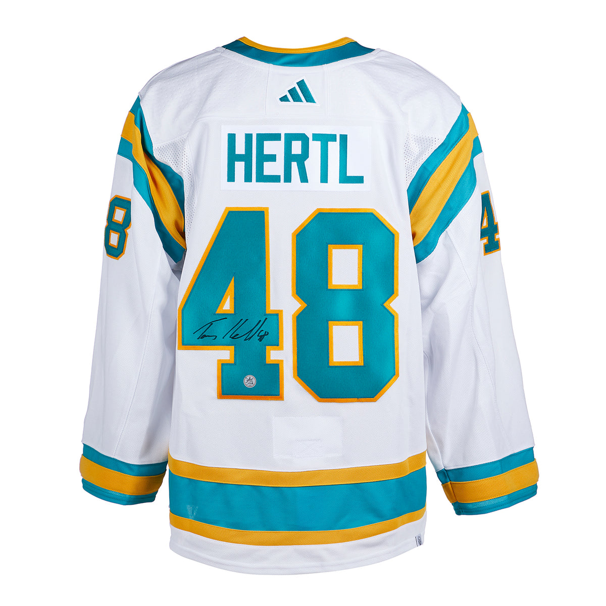 Tomas Hertl San Jose Sharks Adidas Reverse Retro 2.0 Pro Autographed Jersey  - NHL Auctions