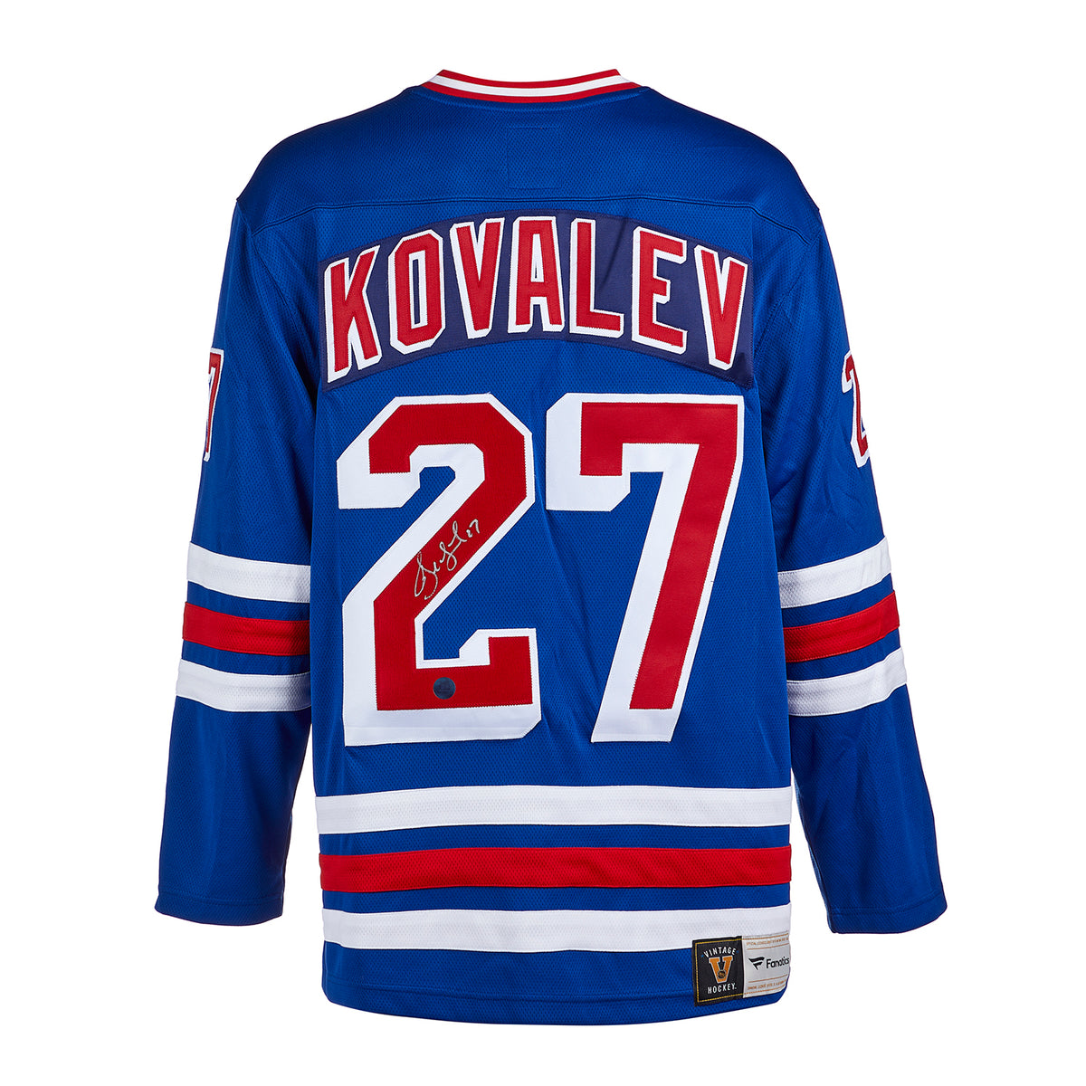 Alexei Kovalev Signed Jersey - New York Rangers Fanatics Vintage