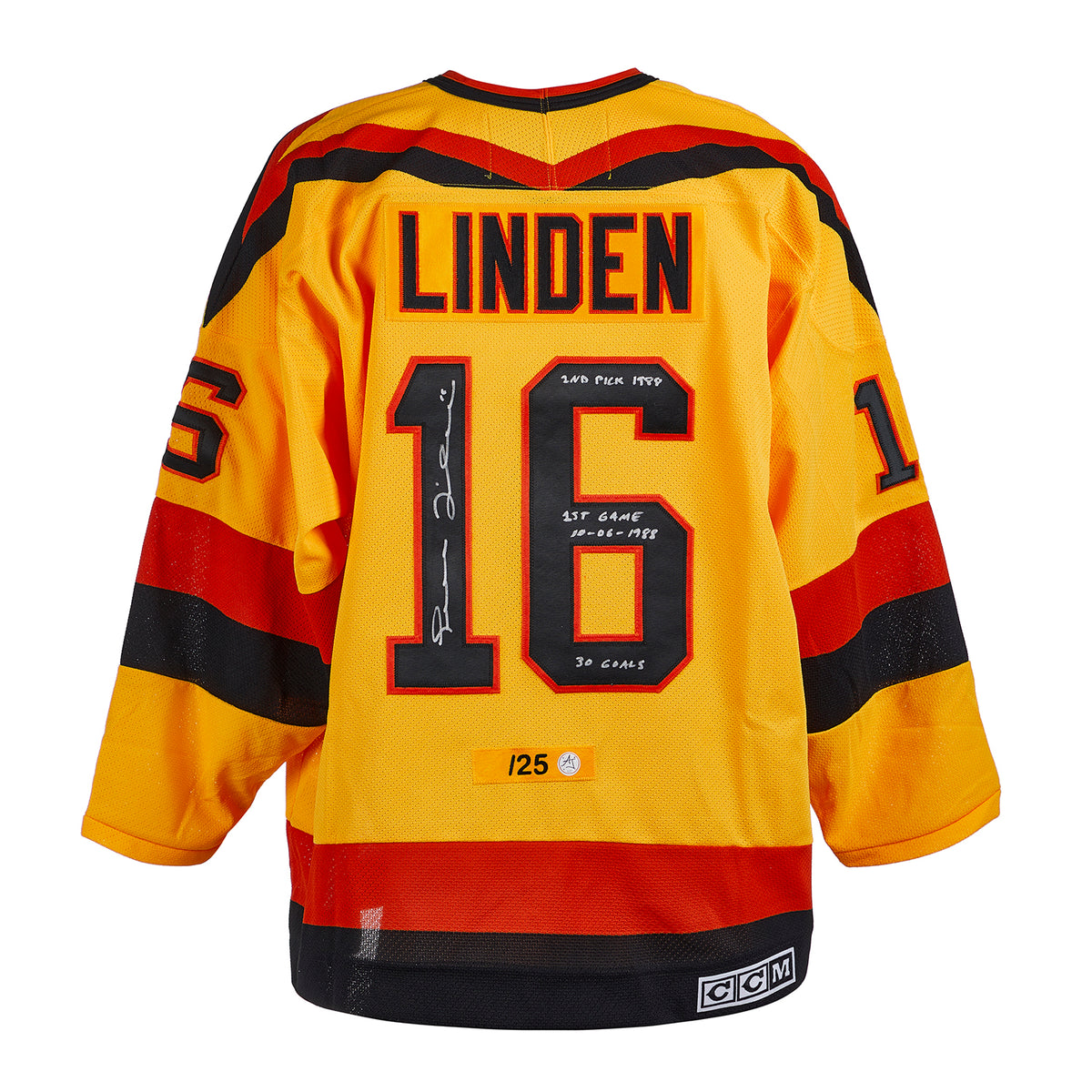 Trevor Linden 1992 All Star Game Red CCM Jersey – East Coast Sports  Collectibles