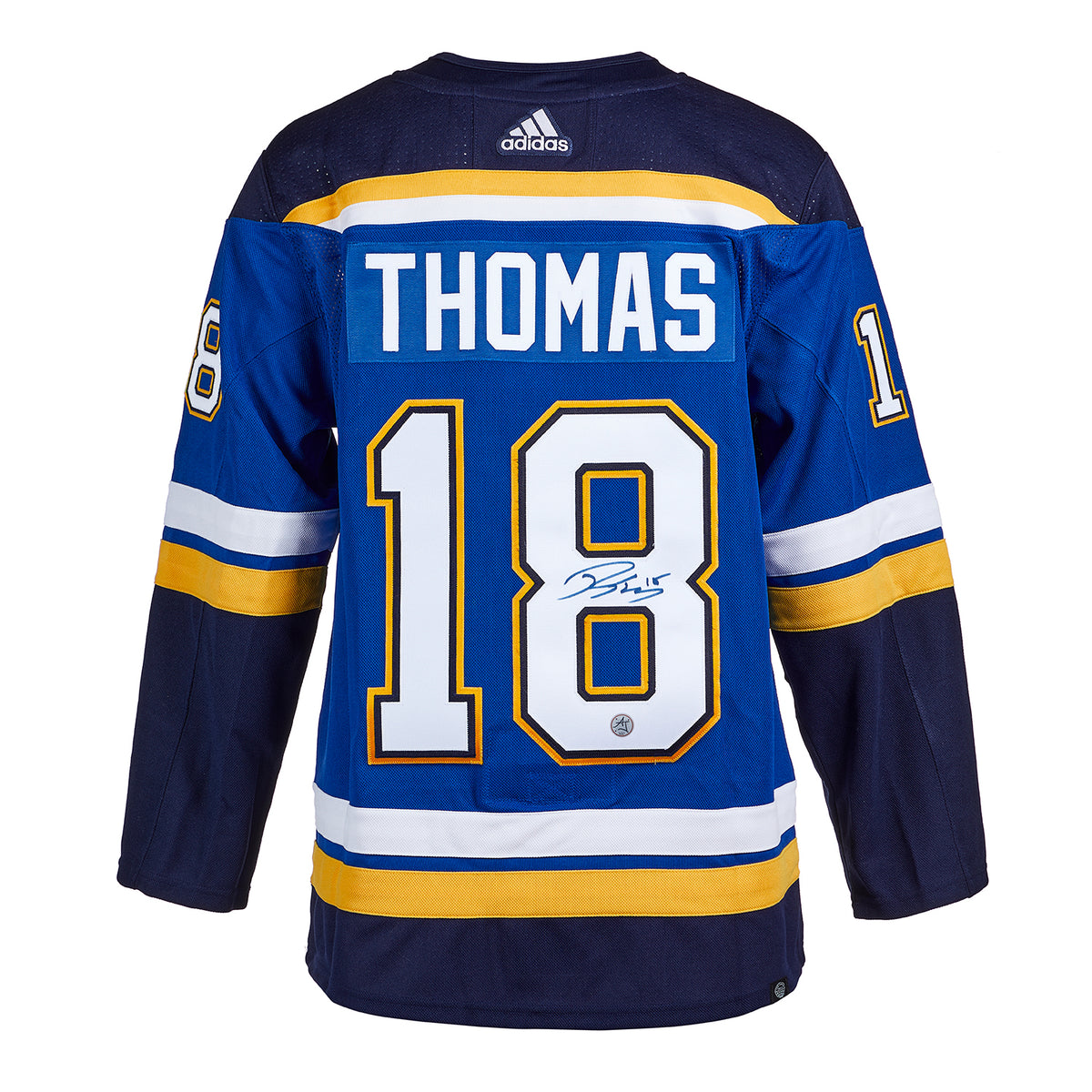 Robert Thomas Signed St Louis Blues Heritage Adidas Jersey