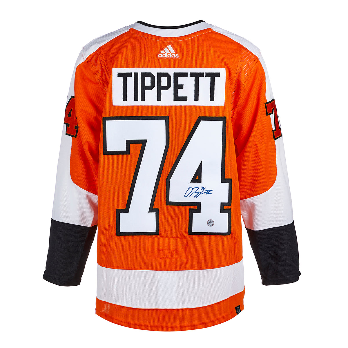 Owen Tippett Signed Philadelphia Flyers Black Alt Adidas Jersey