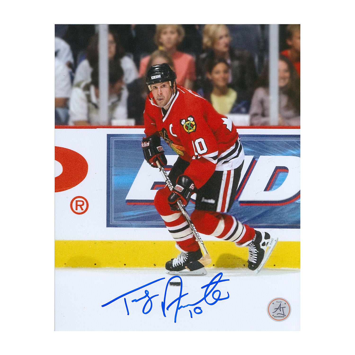 AJ Sports | Tony Amonte Autographed Chicago Blackhawks Hockey 8x10 Photo