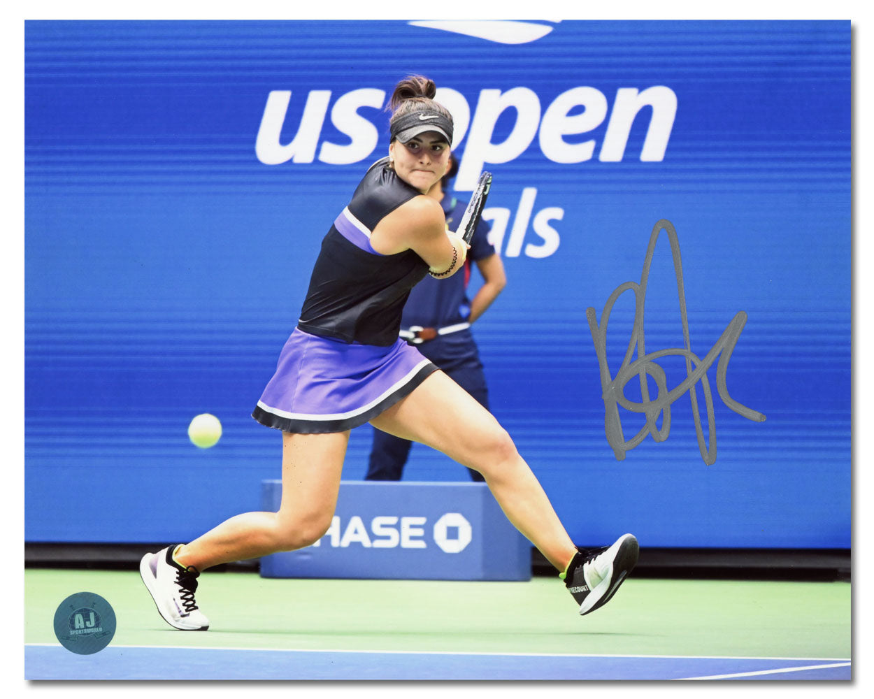 AJ Sports | Bianca Andreescu Autographed US Open Finals Tennis 8x10 Photo