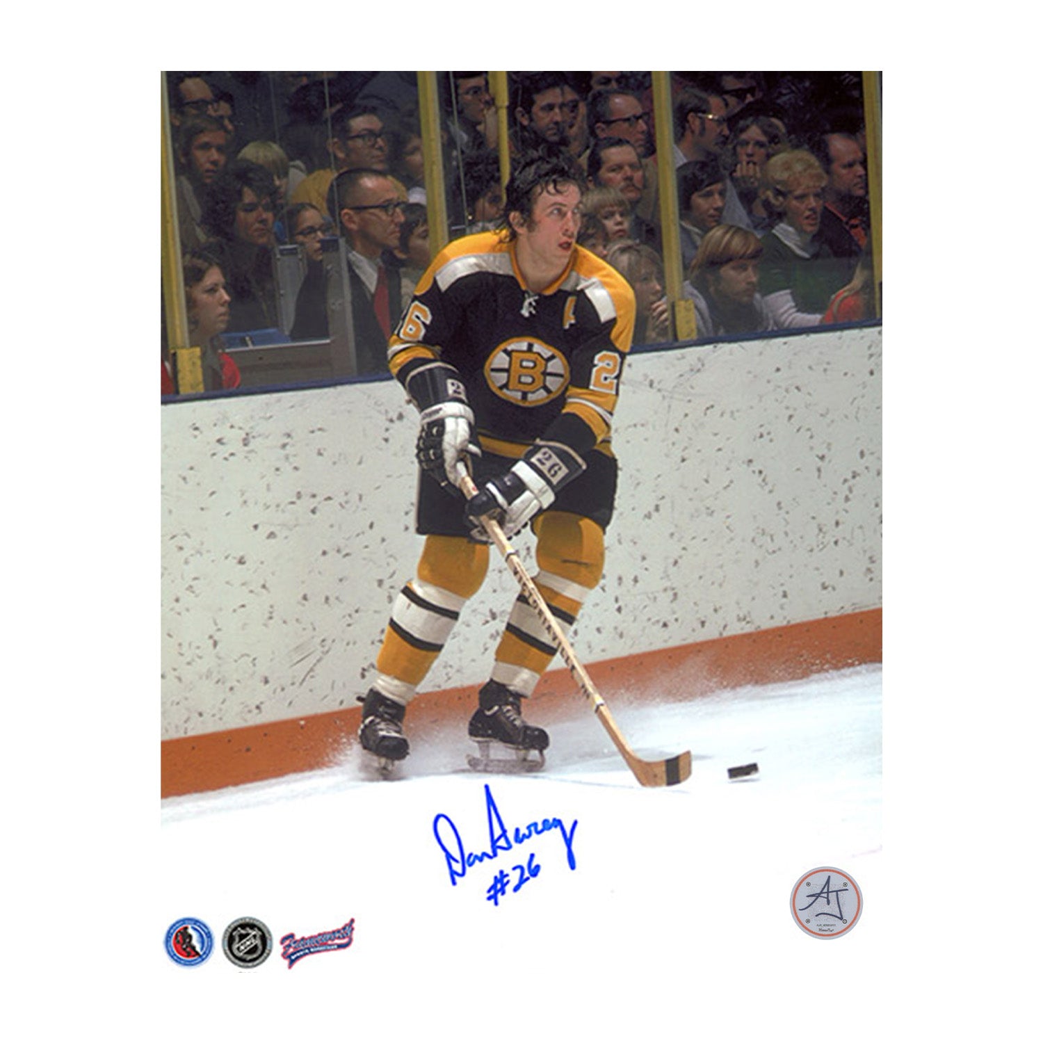 AJ Sports | Don Awrey Autographed Boston Bruins 8x10 Photo