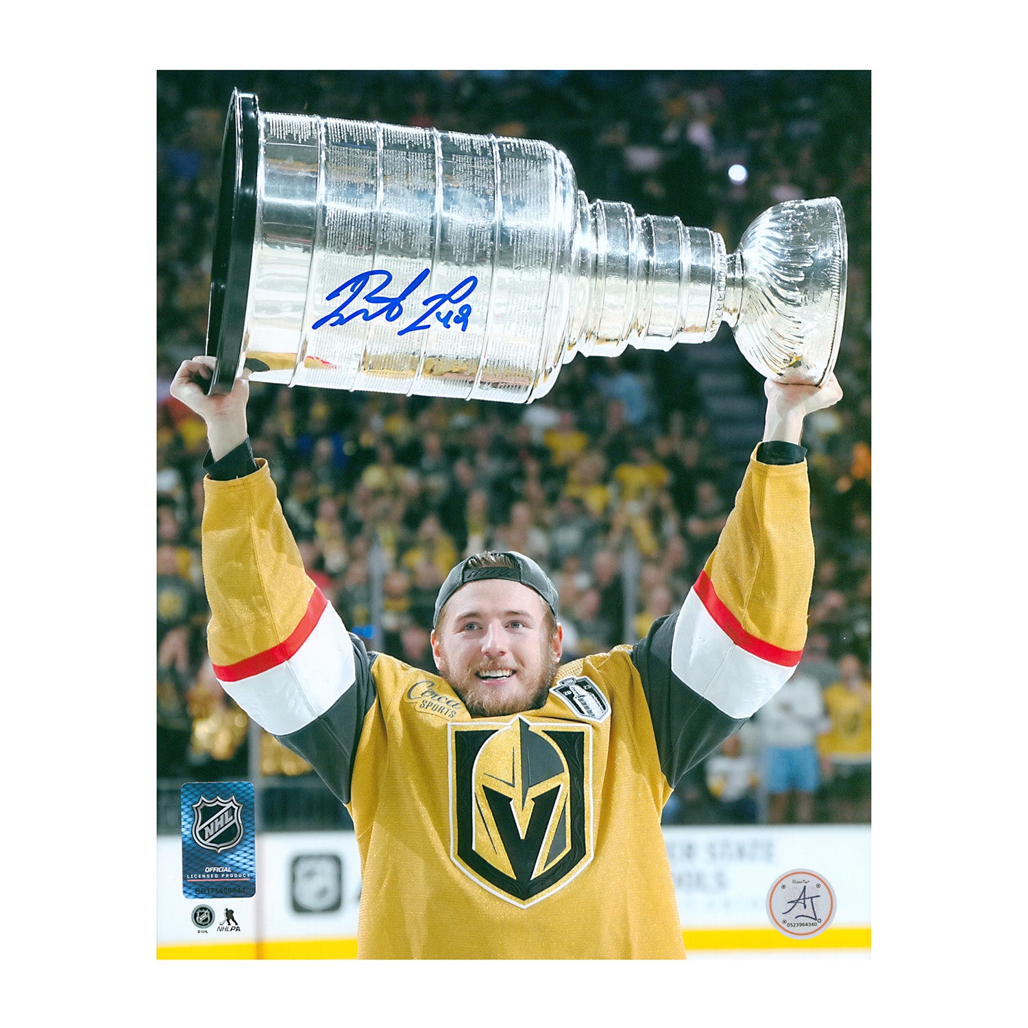 AJ Sports | Ivan Barbashev Signed Vegas Golden Knights 2023 Stanley Cup 8x10 Photo