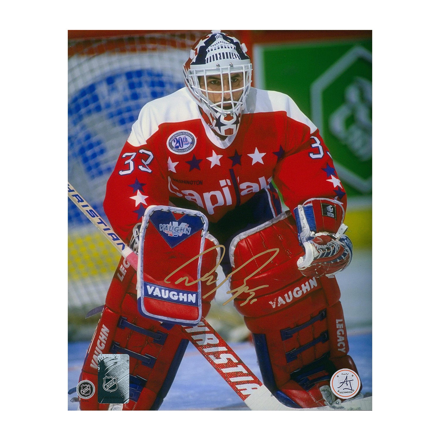 AJ Sports | Don Beaupre Signed Washington Capitals 8x10 Photo