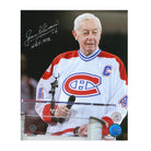 AJ Sports | Jean Beliveau Signed Montreal Canadiens Centennial Ceremony 8x10 Photo