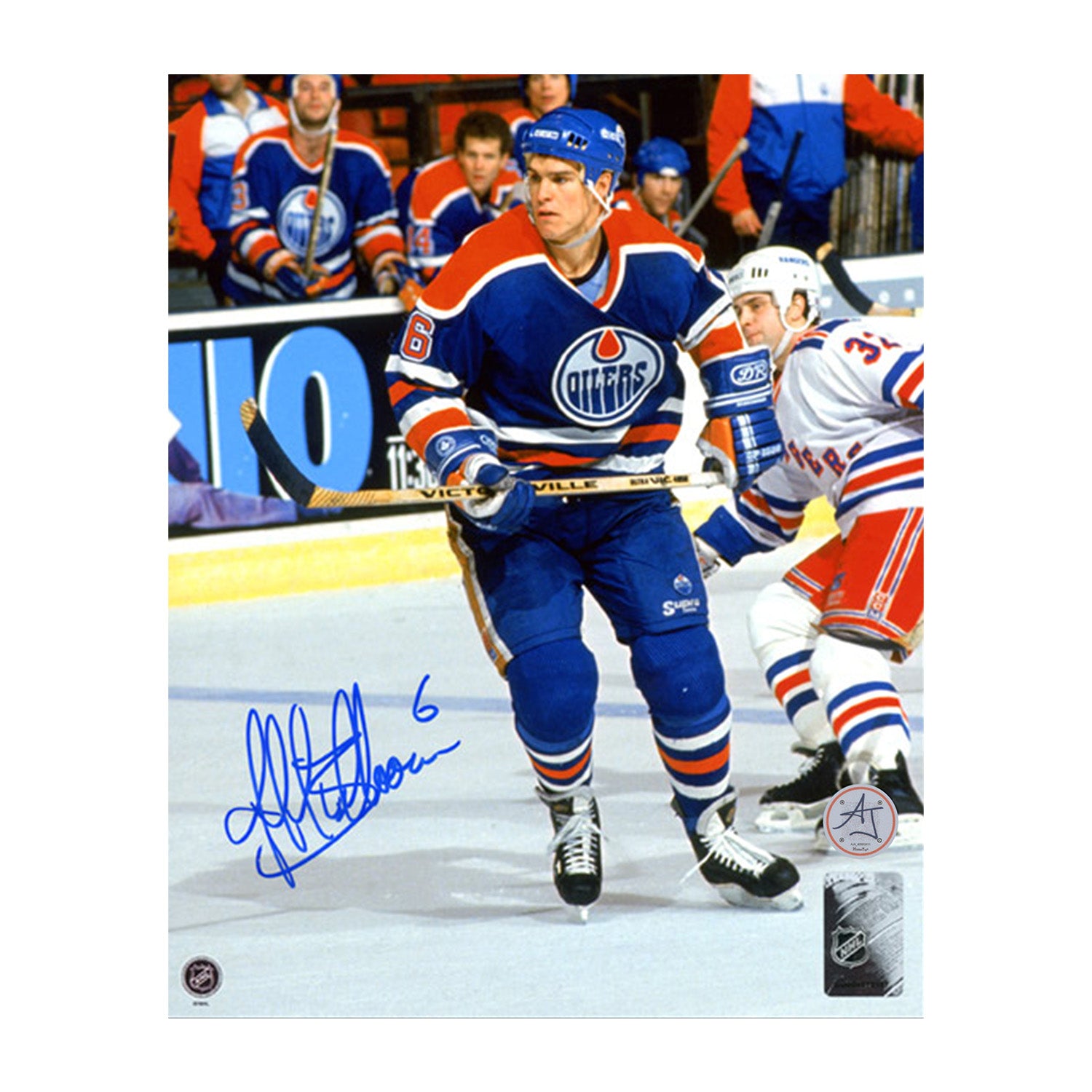 AJ Sports | Jeff Beukeboom Signed Edmonton Oilers 8x10 Photo