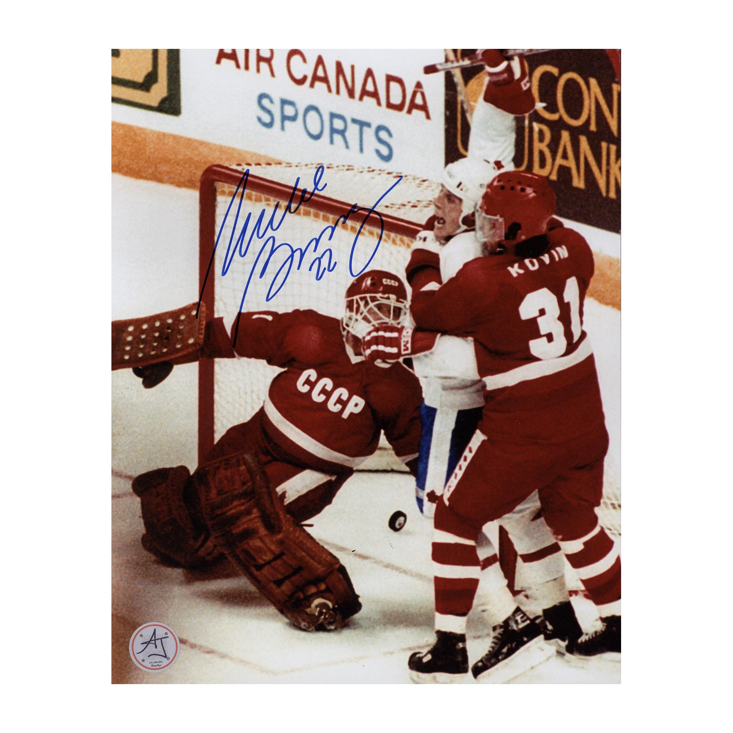 AJ Sports | Mike Bossy Signed Team Canada 8x10 Photo