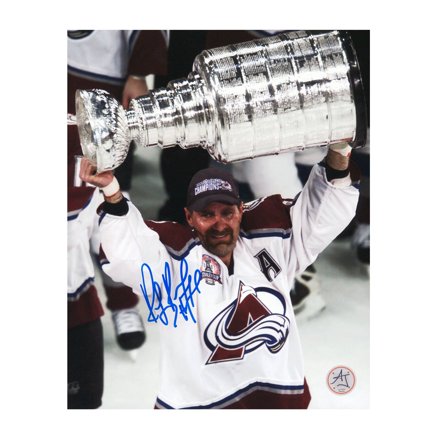 AJ Sports | Ray Bourque Signed Colorado Avalanche 2001 Stanley Cup 8x10 Photo