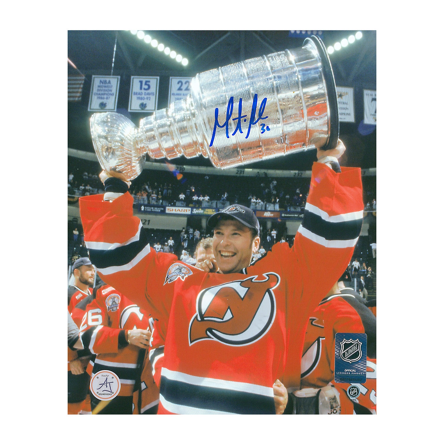 AJ Sports | Martin Brodeur Signed New Jersey Devils 2000 Stanley Cup 8x10 Photo