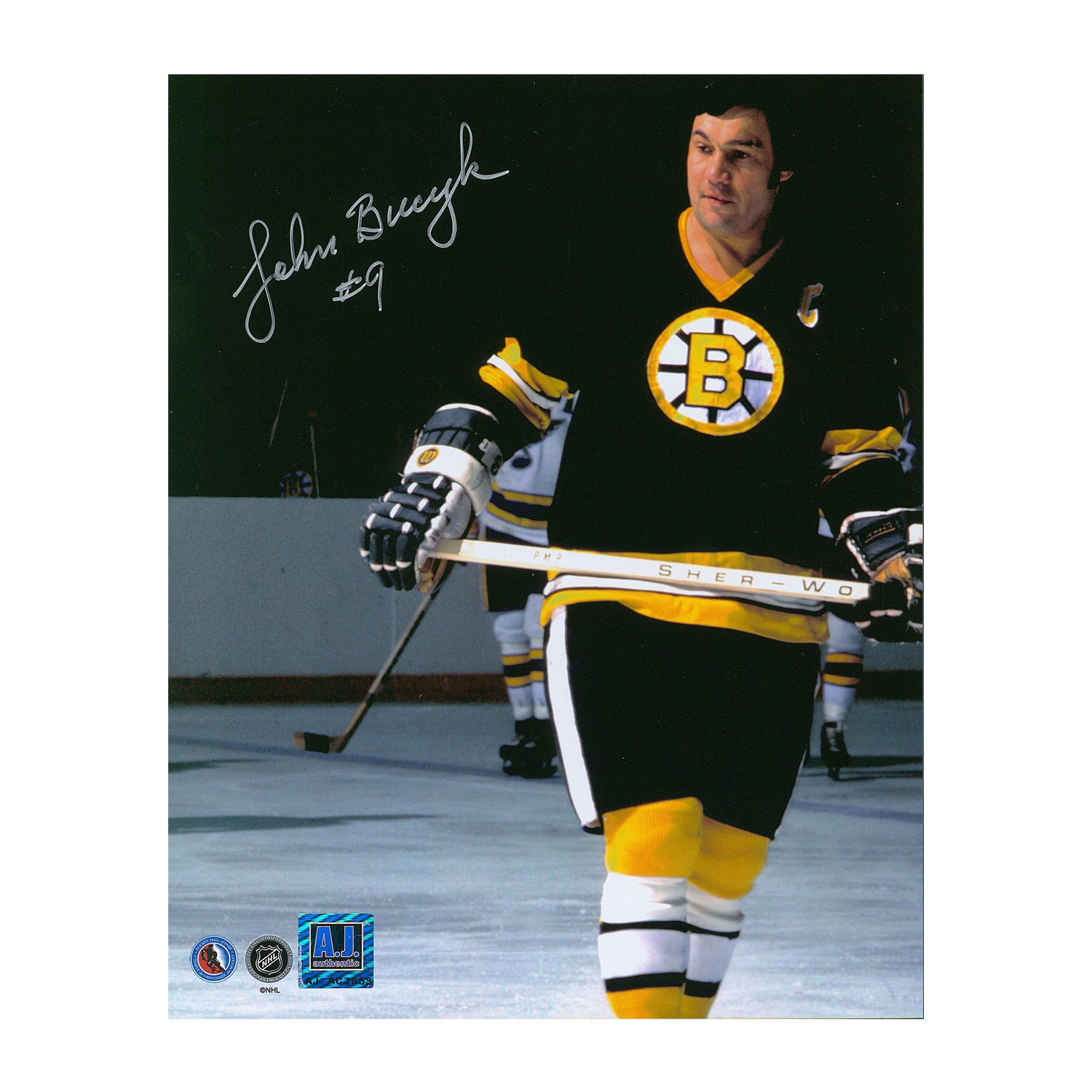 AJ Sports | Johnny Bucyk Signed Boston Bruins 8x10 Photo