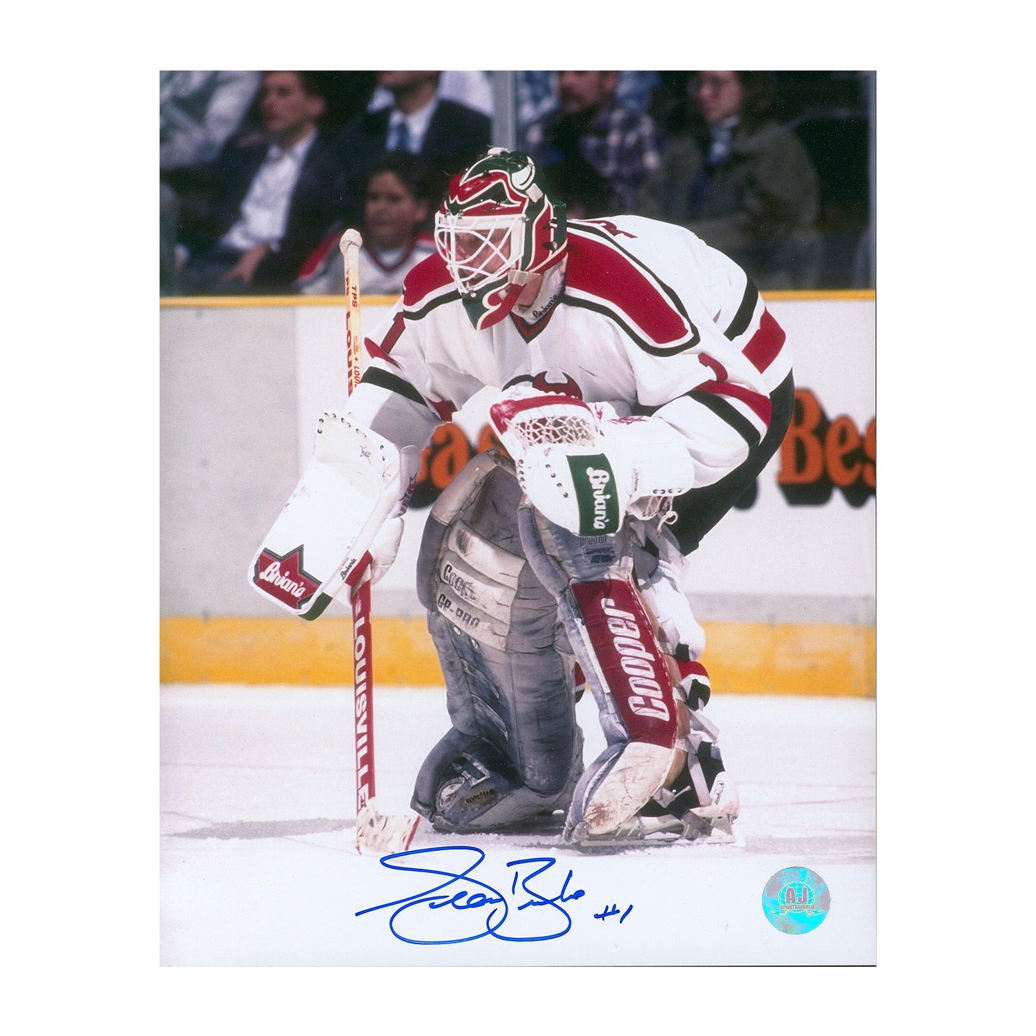 AJ Sports | Sean Burke New Jersey Devils Autographed Goalie 8x10 Photo