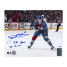 AJ Sports | Bowen Byram Signed Colorado Avalanche First Goal 8x10 Photo