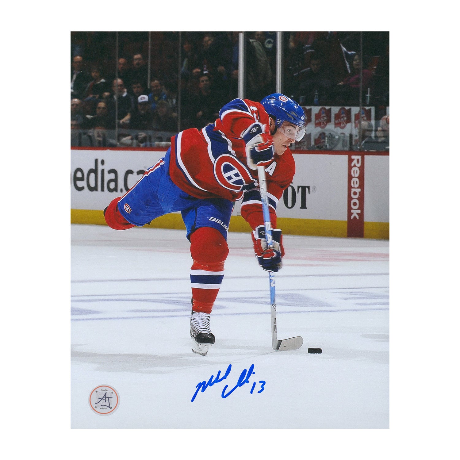 AJ Sports | Mike Cammalleri Autographed Montreal Canadiens Game Action 8x10 Photo