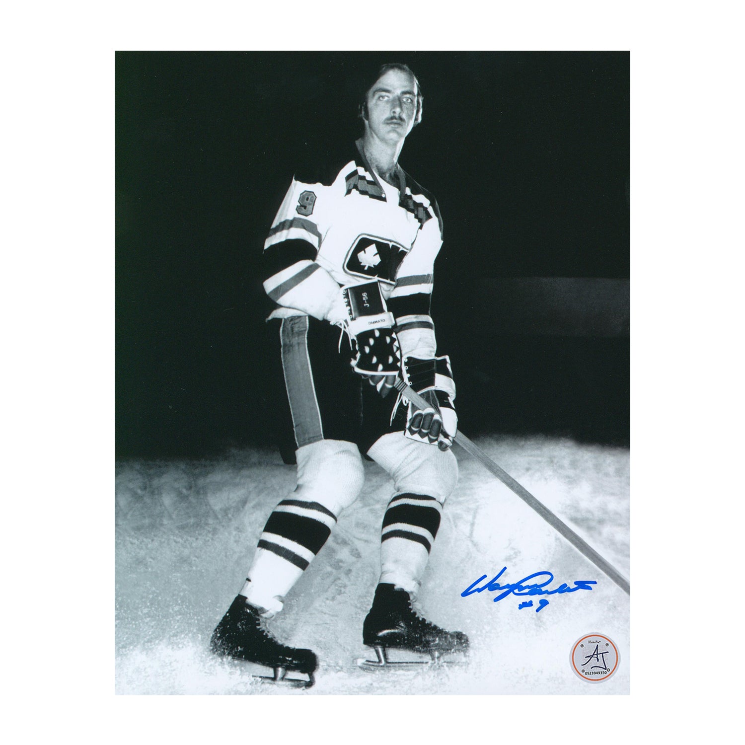 AJ Sports | Wayne Carleton Ottawa Nationals Autographed WHA 8x10 Photo