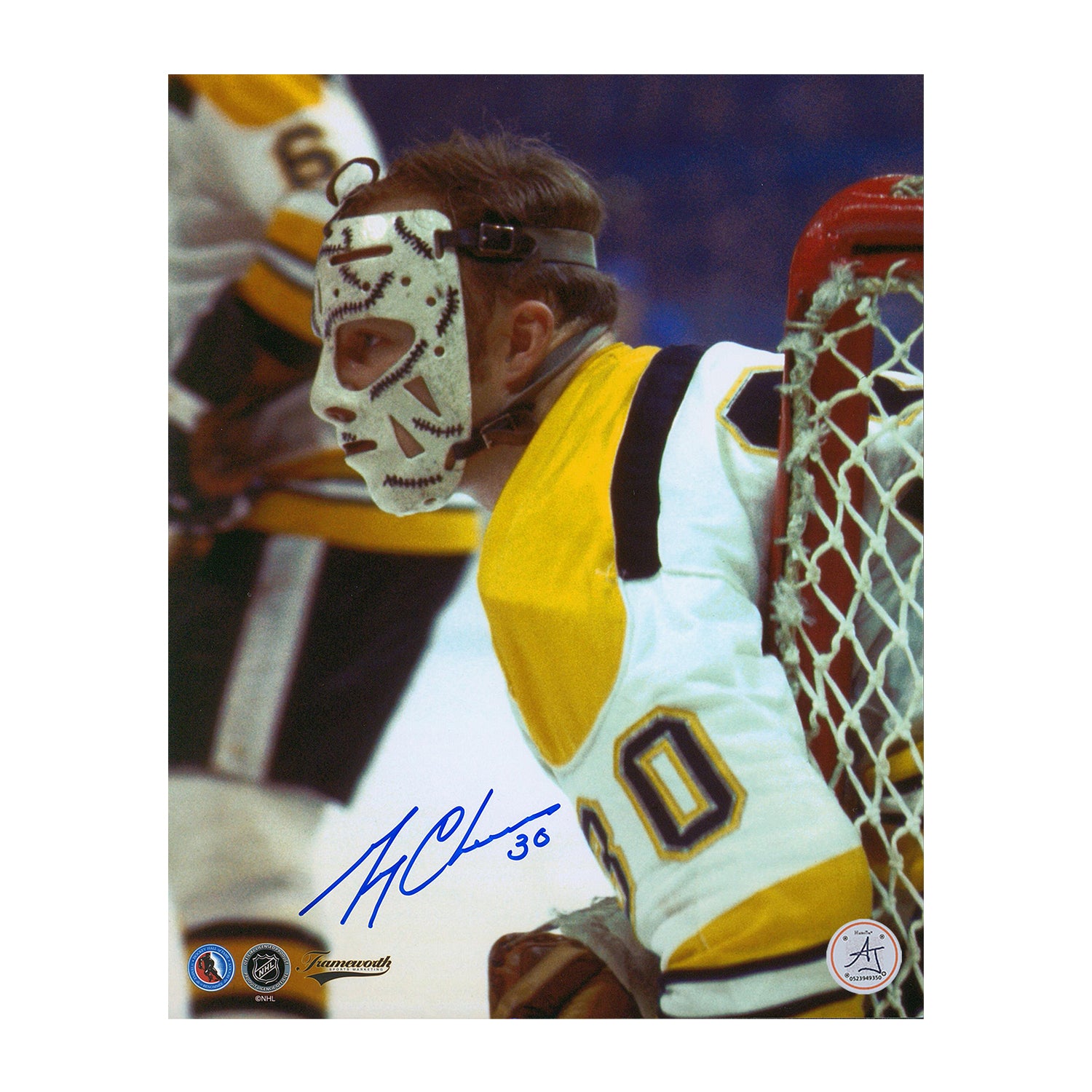 AJ Sports | Gerry Cheevers Signed Boston Bruins 8x10 Photo