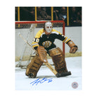 AJ Sports | Gerry Cheevers Signed Boston Bruins Goalie 8x10 Photo