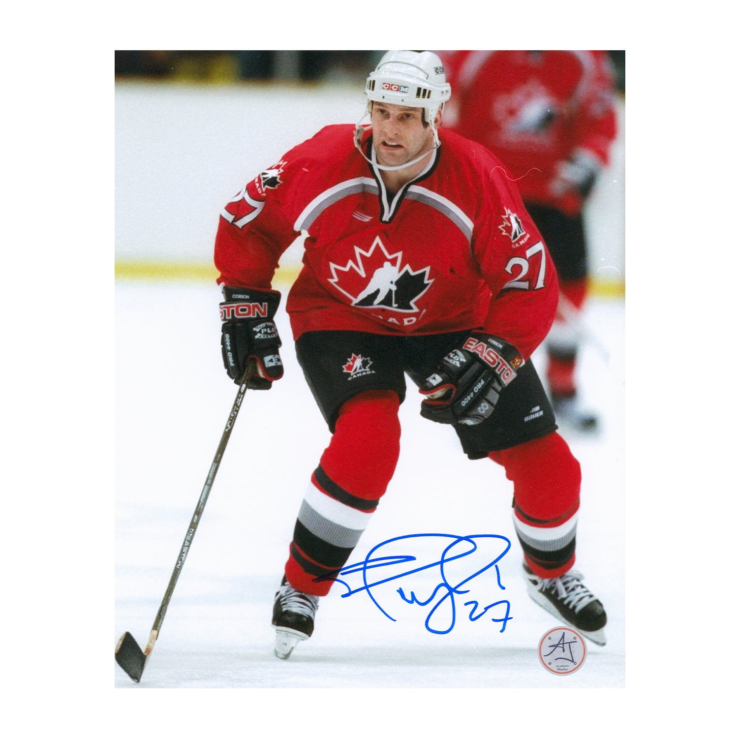 AJ Sports | Shayne Corson Signed Team Canada 1998 Olympic 8x10 Photo