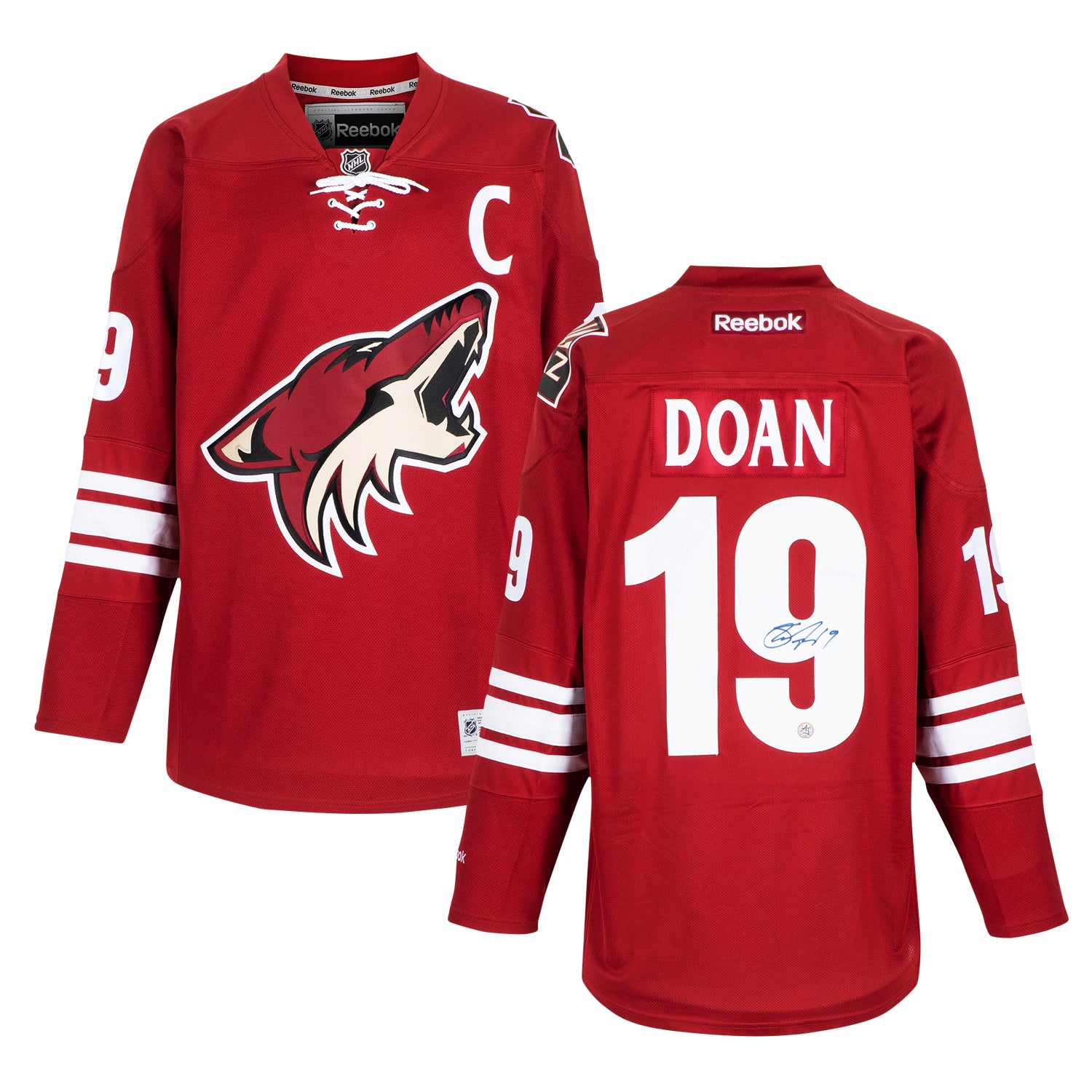 Shane Doan signed custom Arizona Coyotes jersey deals