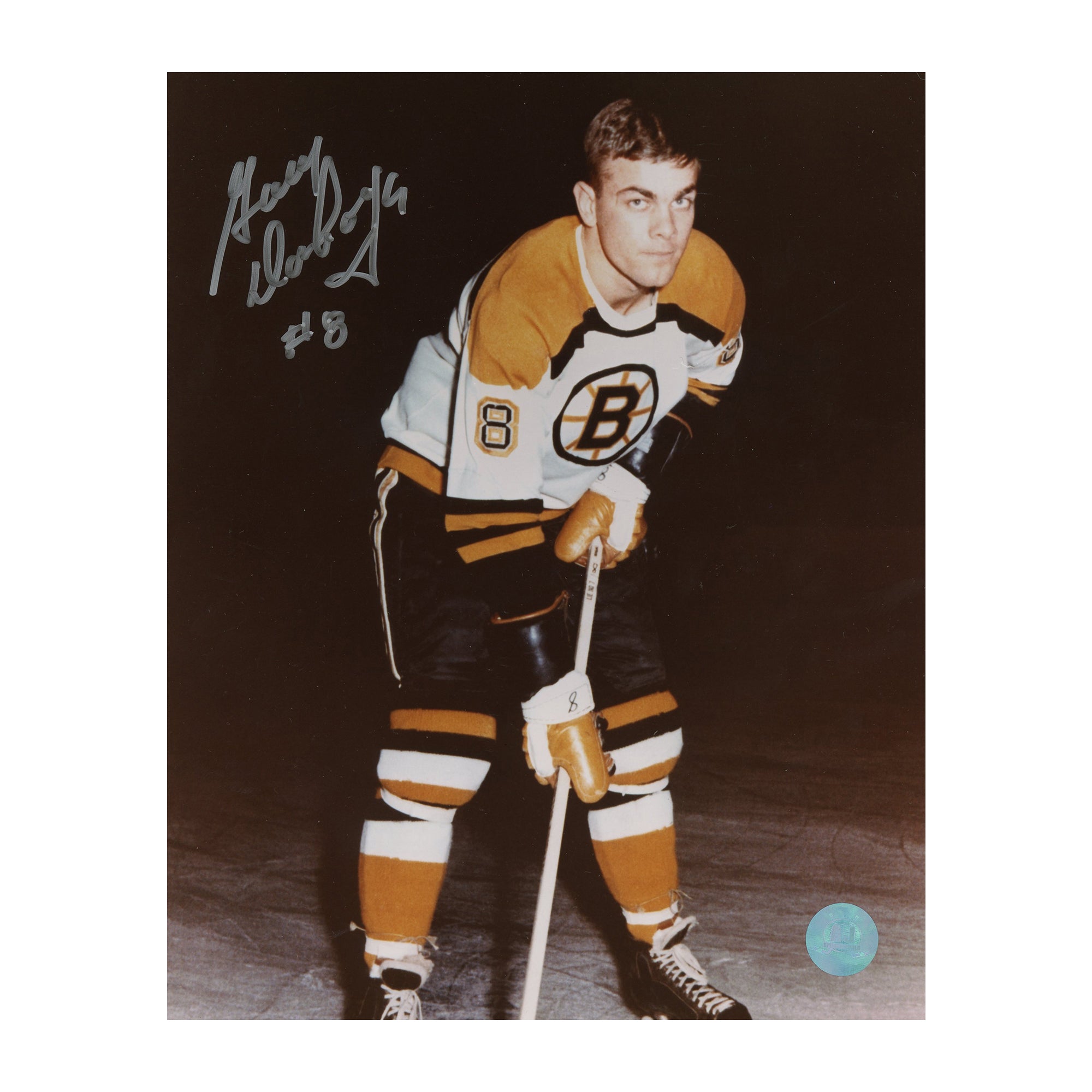 AJ Sports | Gary Dornhoefer Autographed Boston Bruins 8x10 Photo