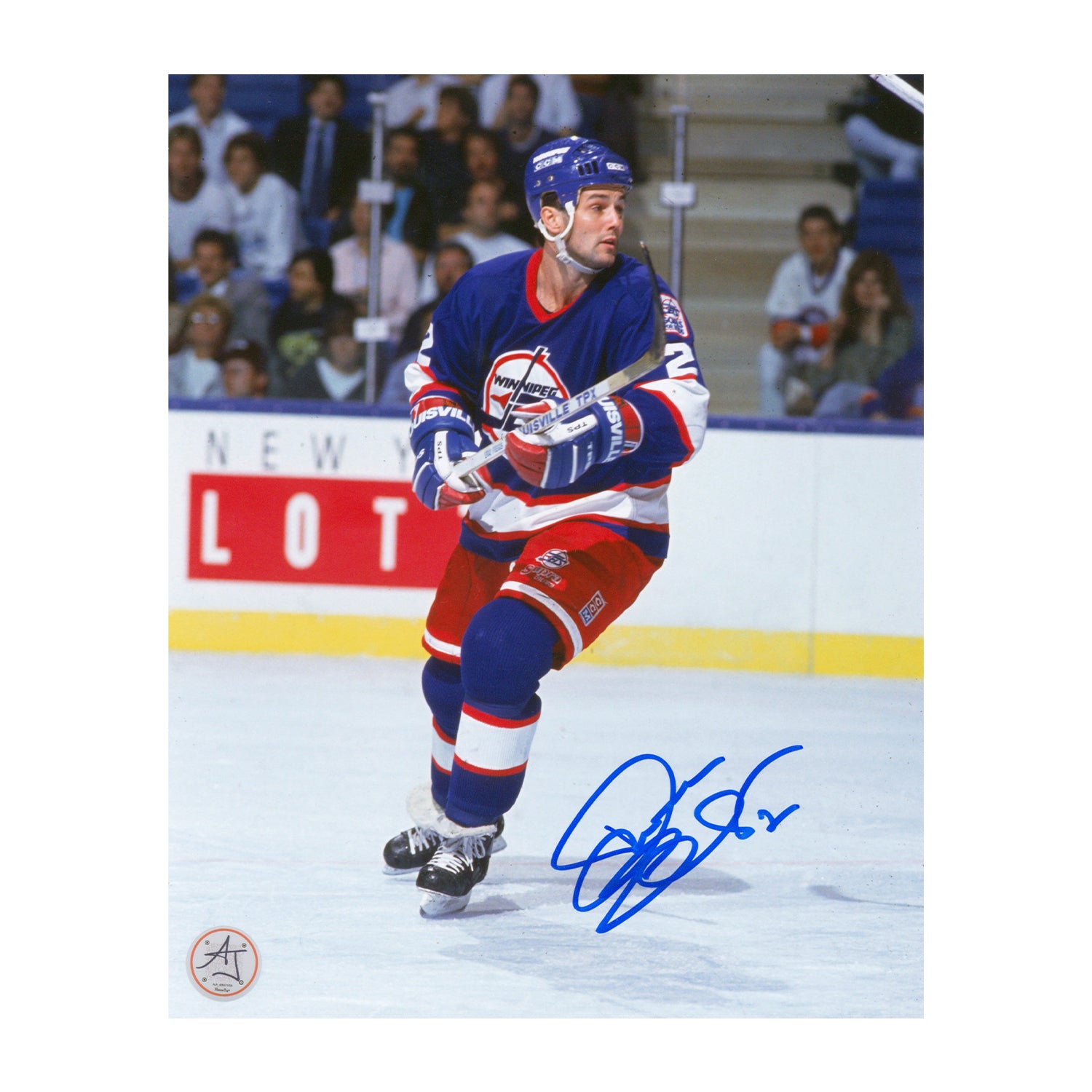 AJ Sports | Dave Ellett Autographed Winnipeg Jets Hockey 8x10 Photo