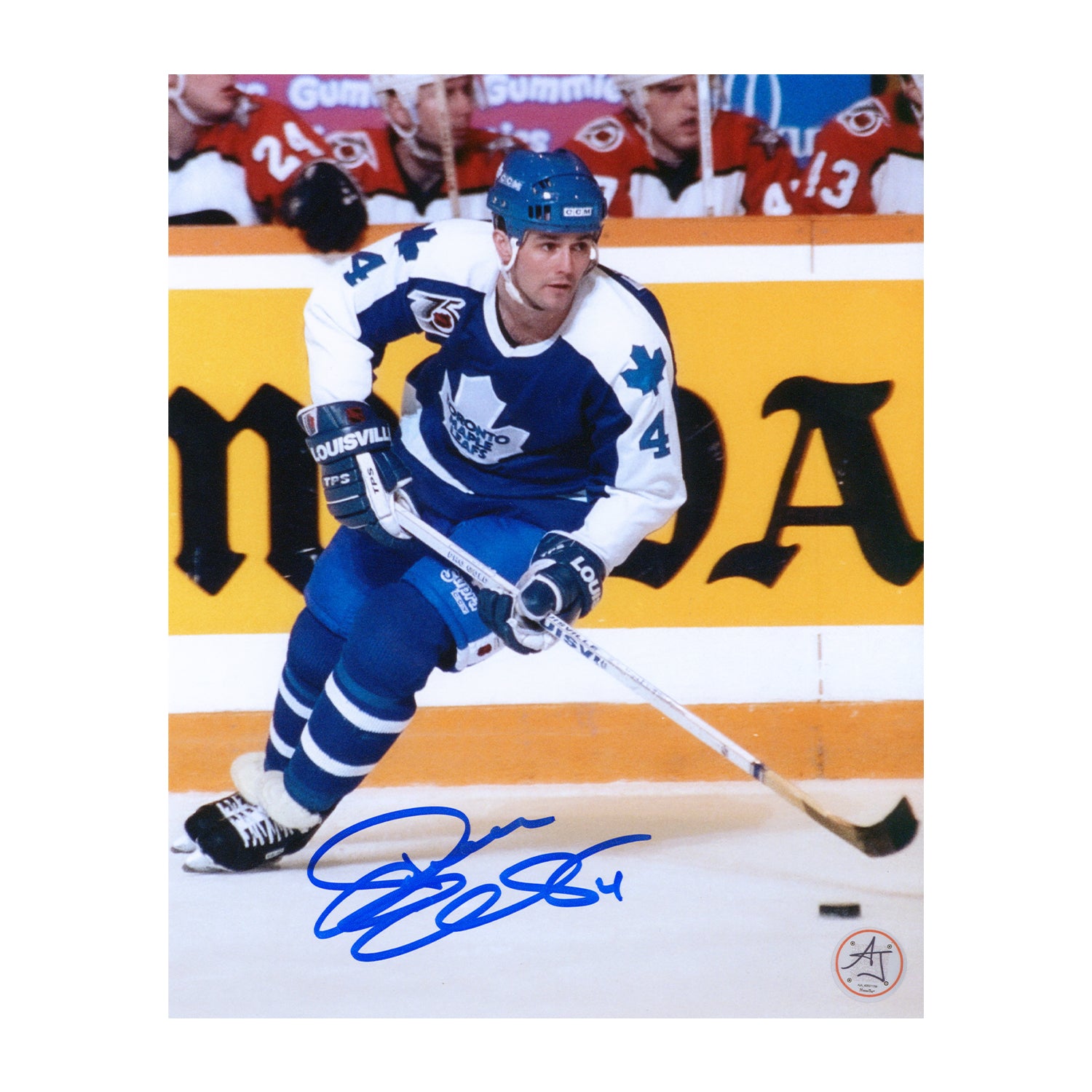 AJ Sports | Dave Ellett Signed Toronto Maple Leafs Classic Hockey 8x10 Photo