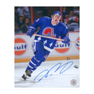 AJ Sports | Peter Forsberg Autographed Quebec Nordiques Game Action 8x10 Photo