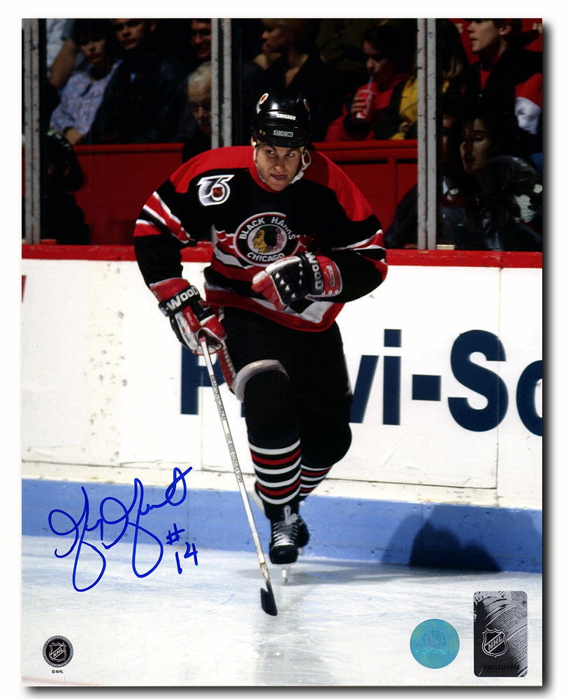 AJ Sports | Greg Gilbert Autographed Chicago Blackhawks 8x10 Photo