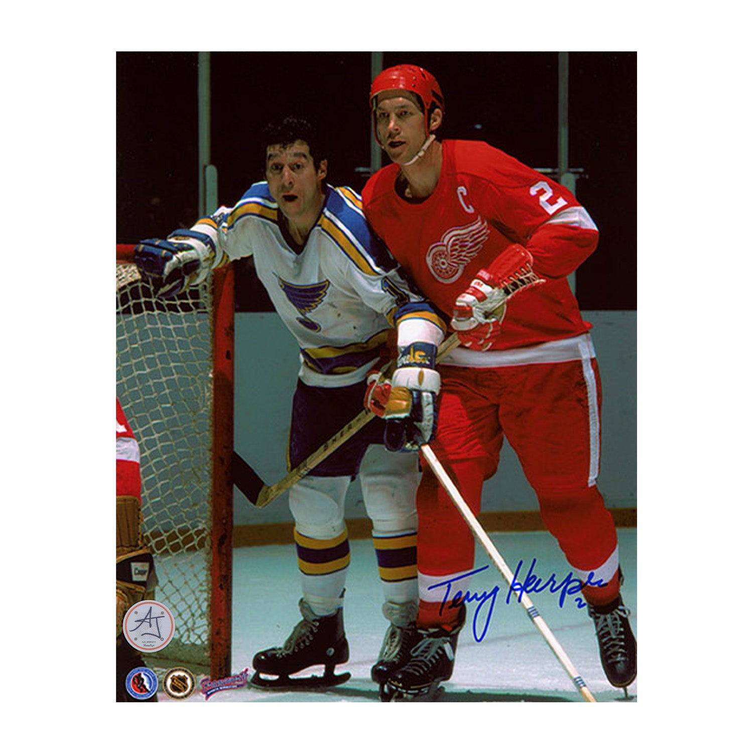 AJ Sports | Terry Harper Autographed Detroit Red Wings 8x10 Photo