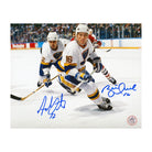 AJ Sports | Brett Hull & Adam Oates Dual Signed St Louis Blues Hockey 8x10 Photo