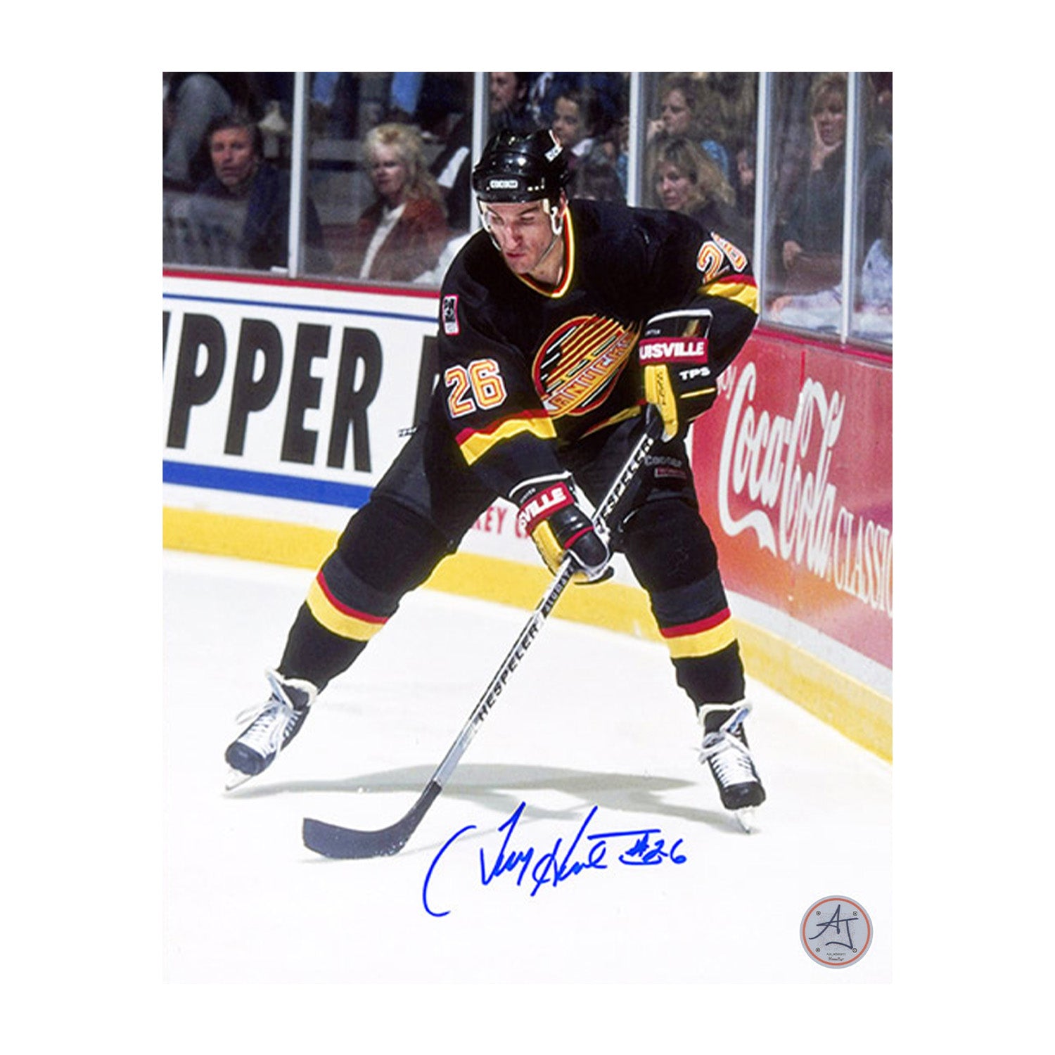 AJ Sports | Tim Hunter Autographed Vancouver Canucks 8x10 Photo