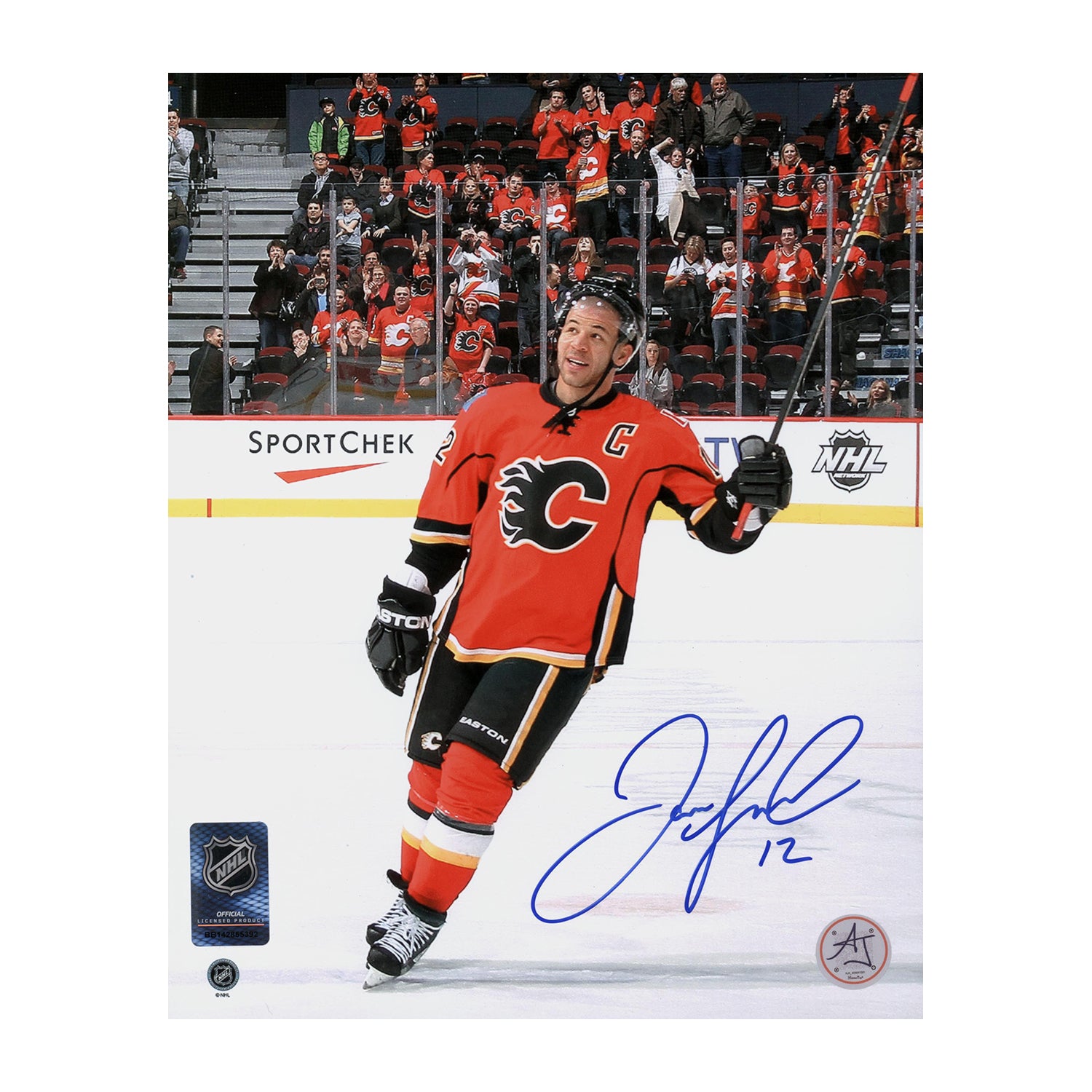 AJ Sports | Jarome Iginla Autographed Calgary Flames Captain 8x10 Photo