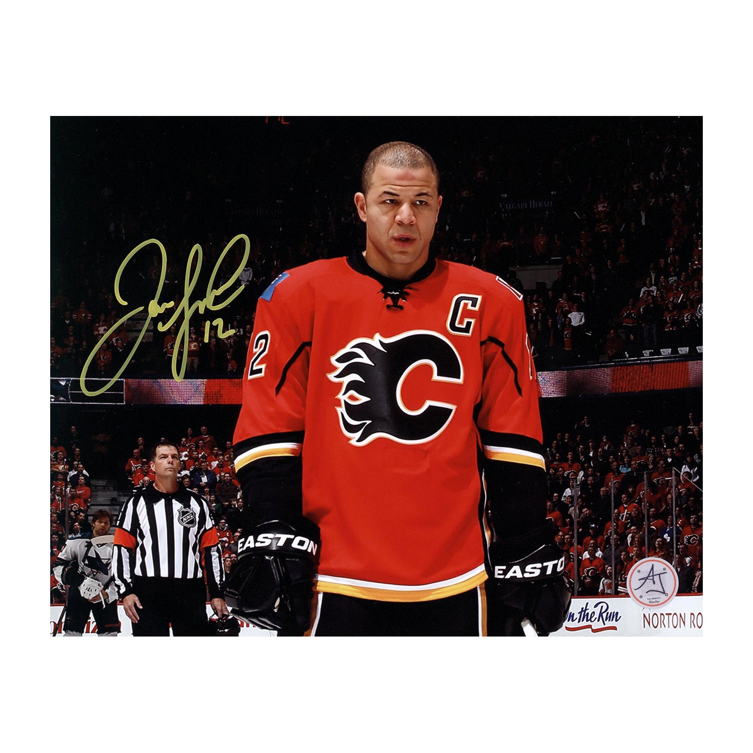 AJ Sports | Jarome Iginla Signed Calgary Flames 8x10 Photo