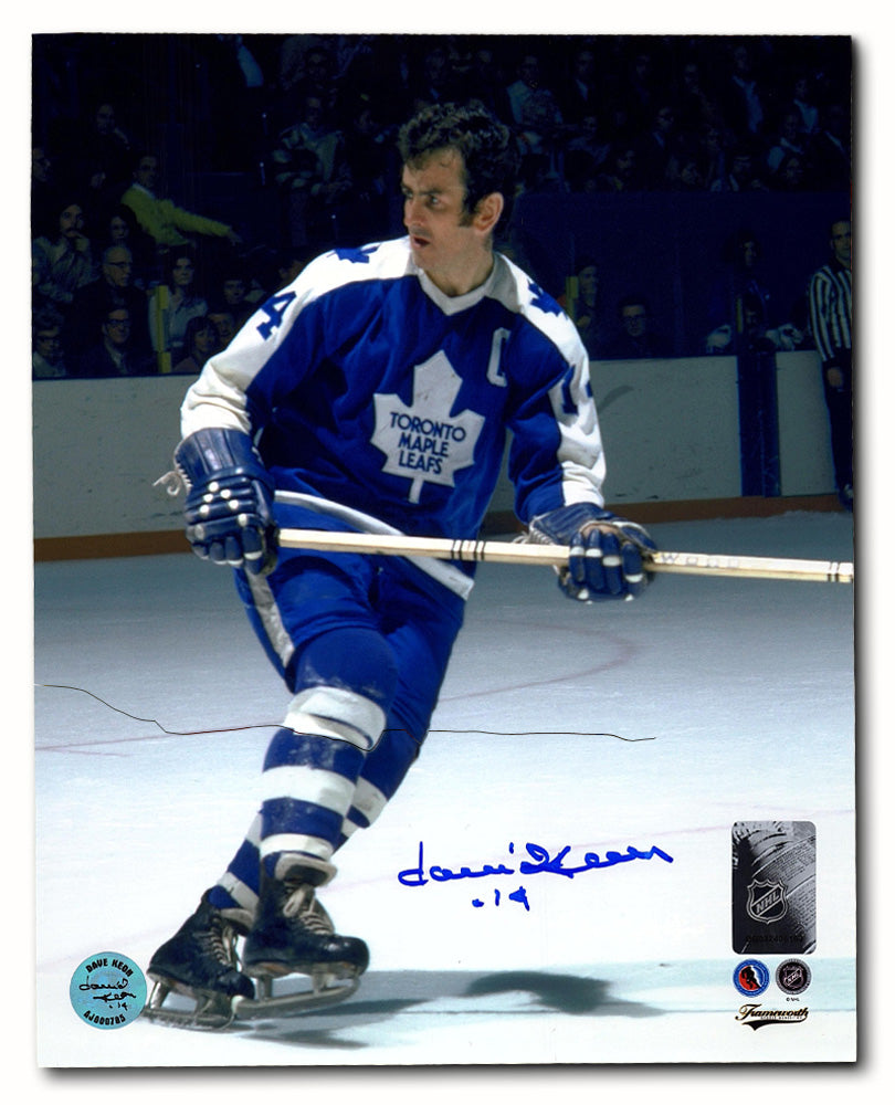 AJ Sports | Dave Keon Autographed Toronto Maple Leafs Game Action 8x10 Photo