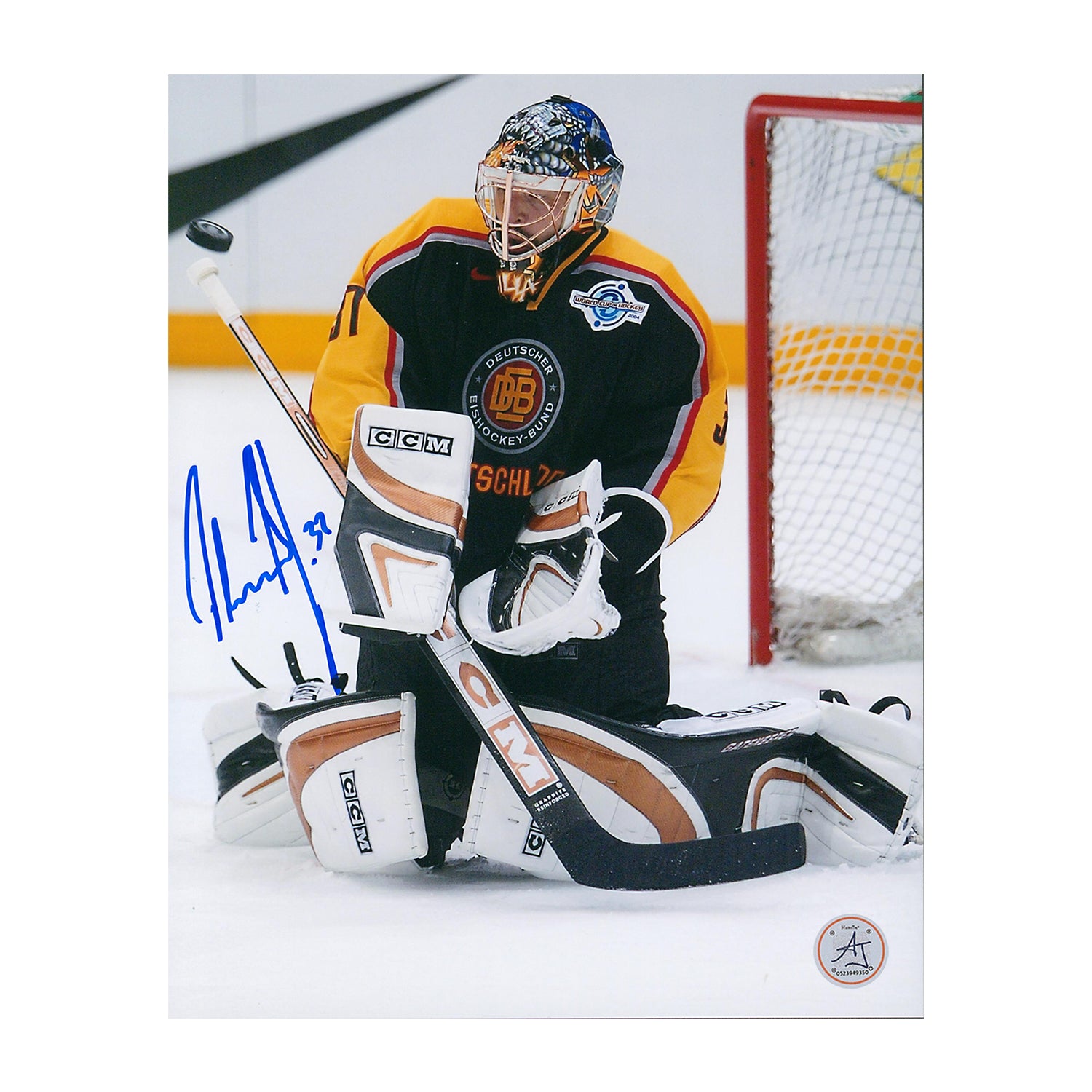 AJ Sports | Olaf Kolzig Autographed Team Germany 8x10 Photo