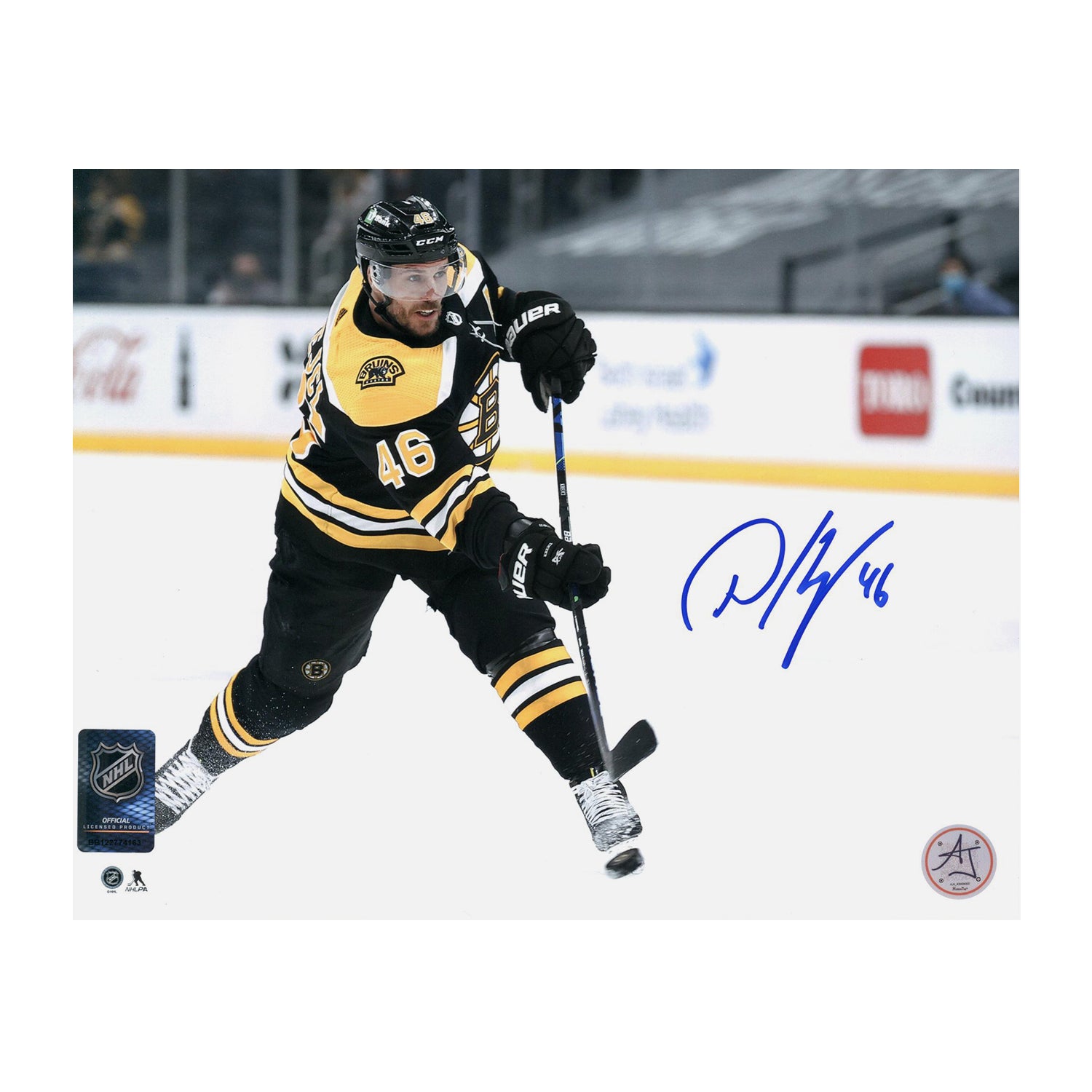 AJ Sports | David Krejci Autographed Boston Bruins 8x10 Photo