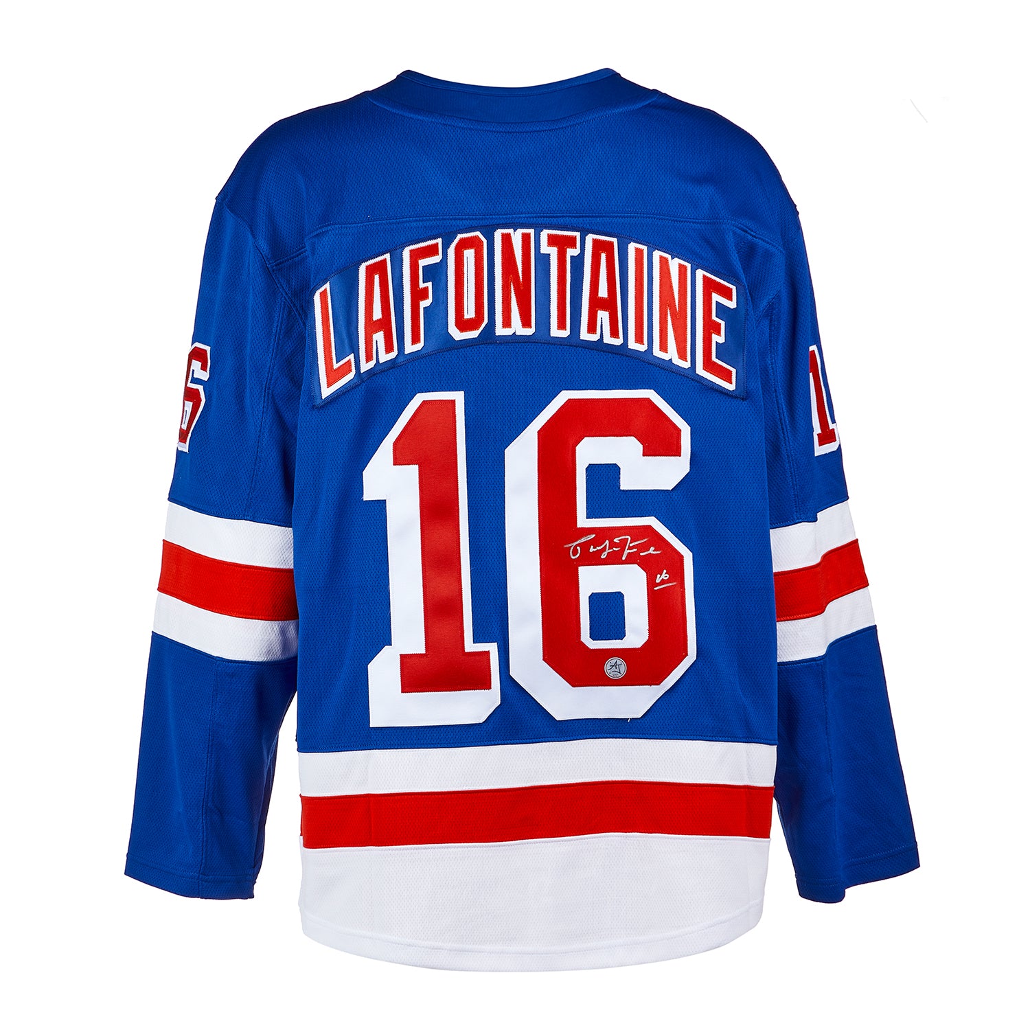 Bob Nystrom NY Islanders autographed jersey. Size Large.