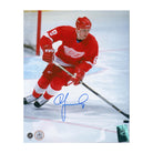 AJ Sports | Igor Larionov Autographed Detroit Red Wings Game Action 8x10 Photo