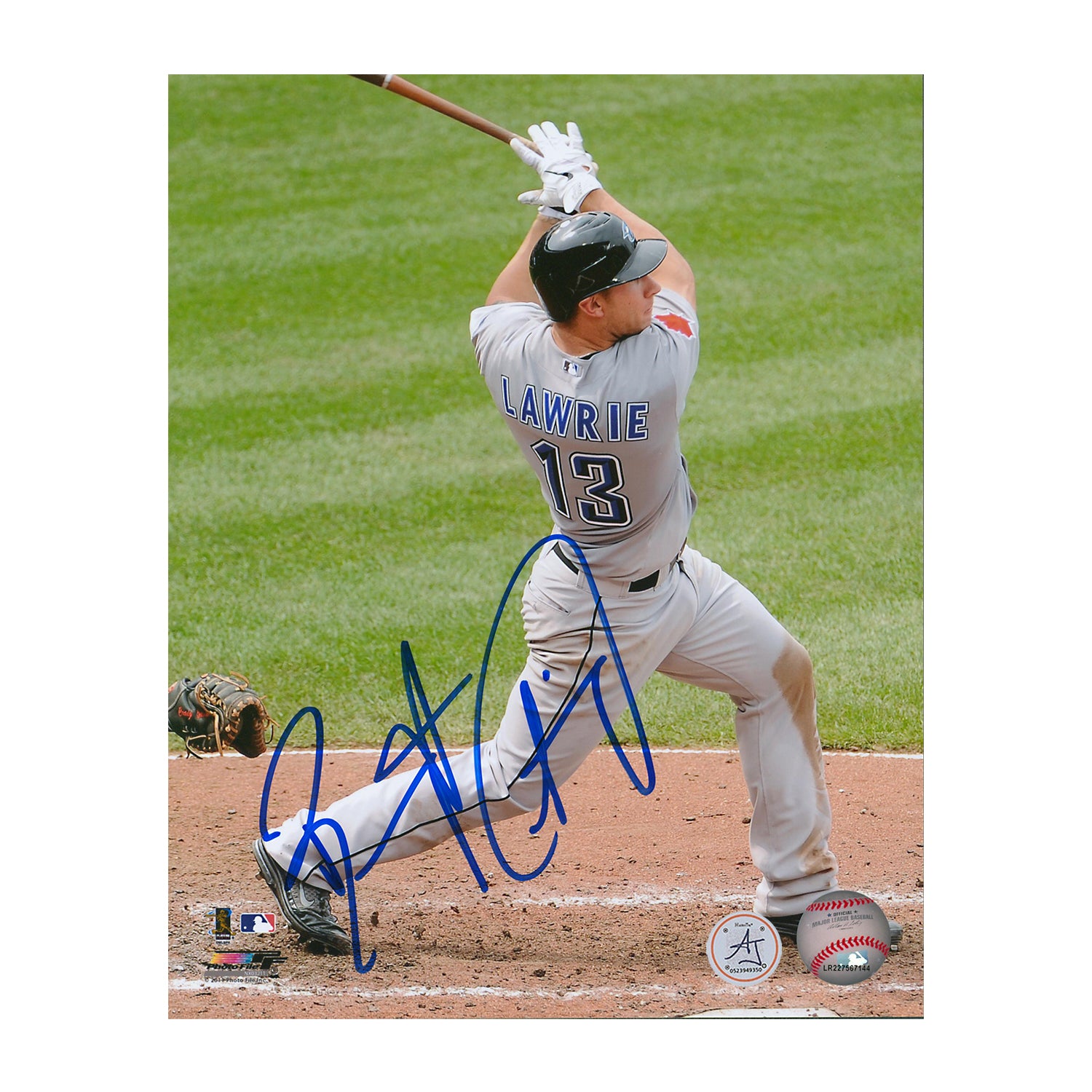 AJ Sports | Brett Lawrie Toronto Blue Jays Autographed Rookie 8x10 Photo