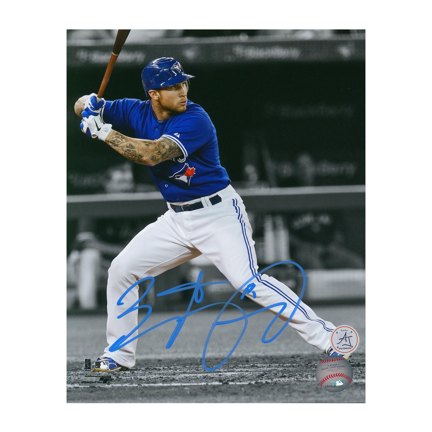 AJ Sports | Brett Lawrie Autographed Toronto Blue Jays Isolated Batting 8x10 Photo