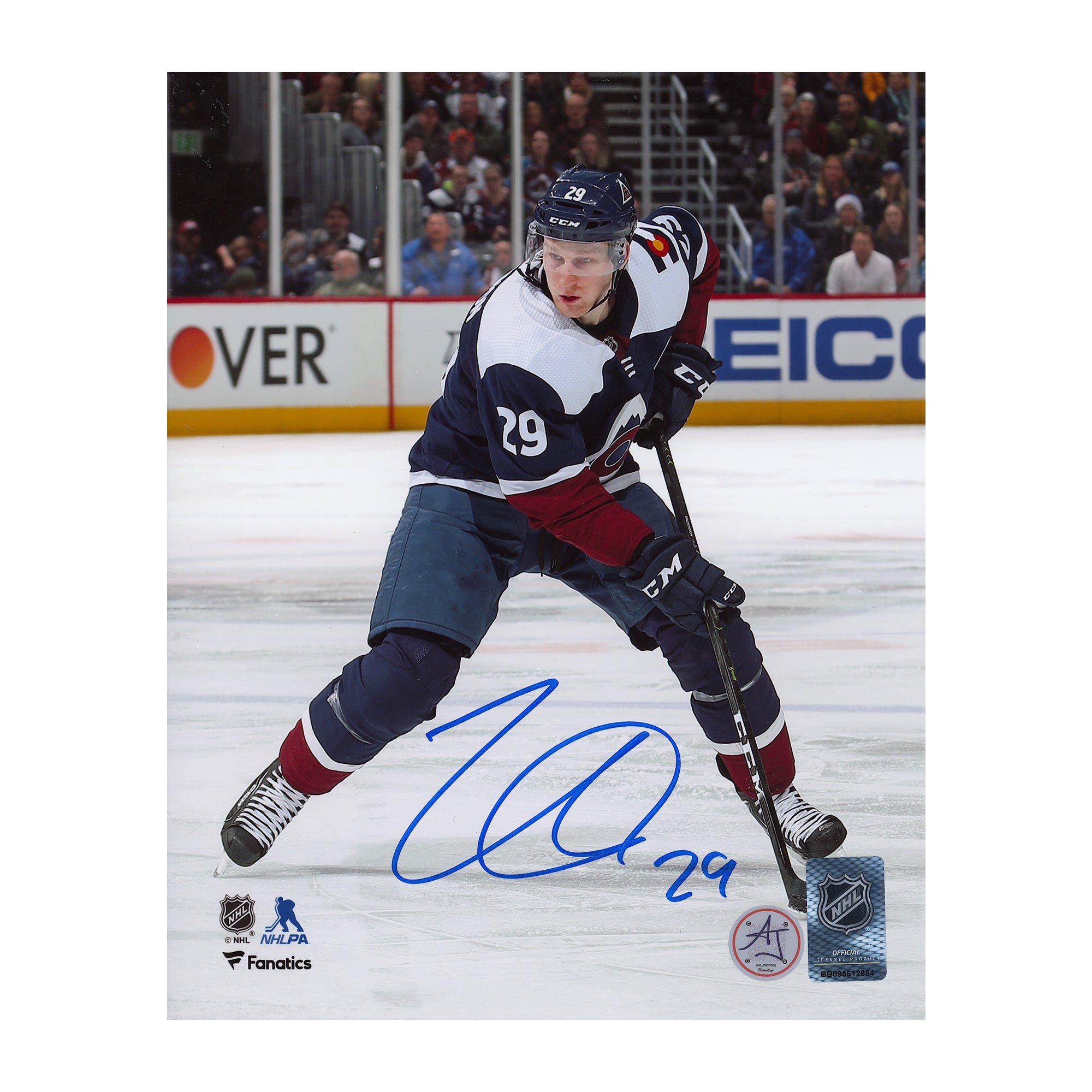 AJ Sports | Nathan Mackinnon Autographed Colorado Avalanche 8x10 Photo