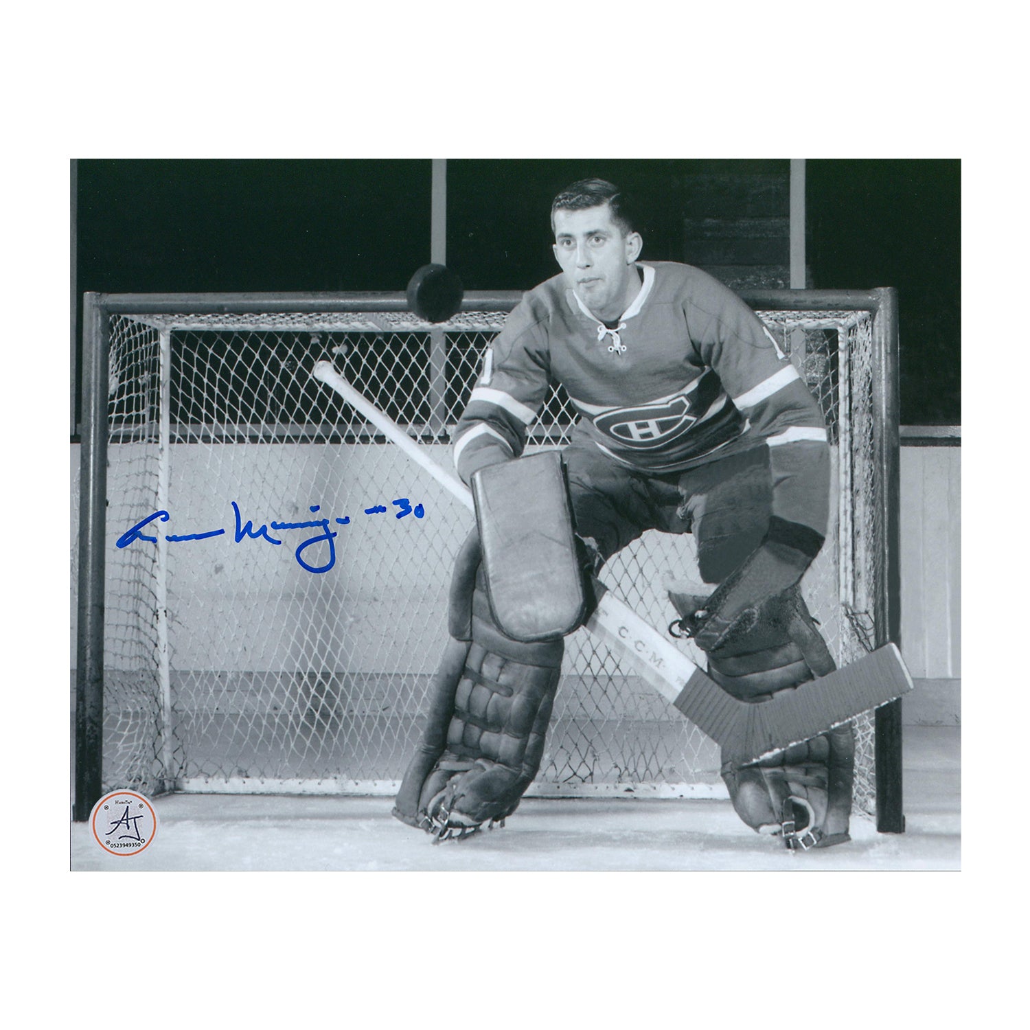 AJ Sports | Cesare Maniago Montreal Canadiens Autographed Goalie 8x10 Photo