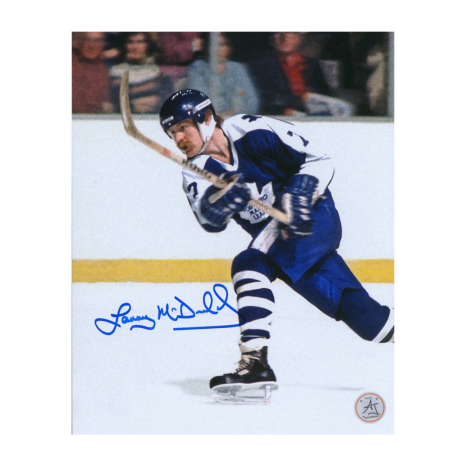 AJ Sports | Lanny McDonald Autographed Toronto Maple Leafs Slapshot 8x10 Photo