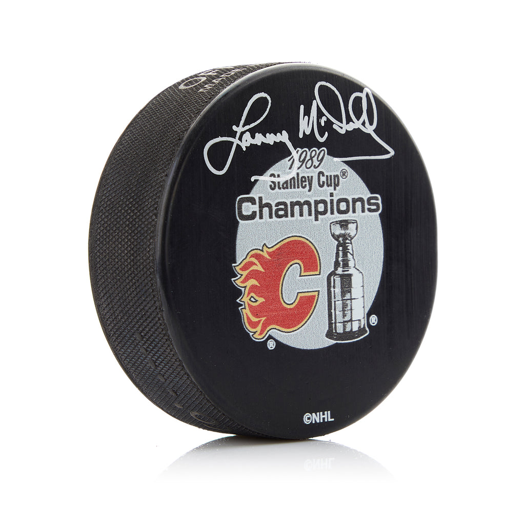 Lanny McDonald Calgary Flames Autographed 1989 Stanley Cup 16x20