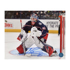 AJ Sports | Elvis Merzlikins Signed Columbus Blue Jackets 8x10 Photo