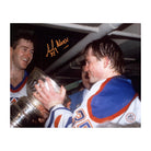 AJ Sports | Andy Moog Signed Edmonton Oilers 1984 Cup 8x10 Photo