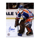 AJ Sports | Andy Moog Signed Edmonton Oilers Goalie 8x10 Photo