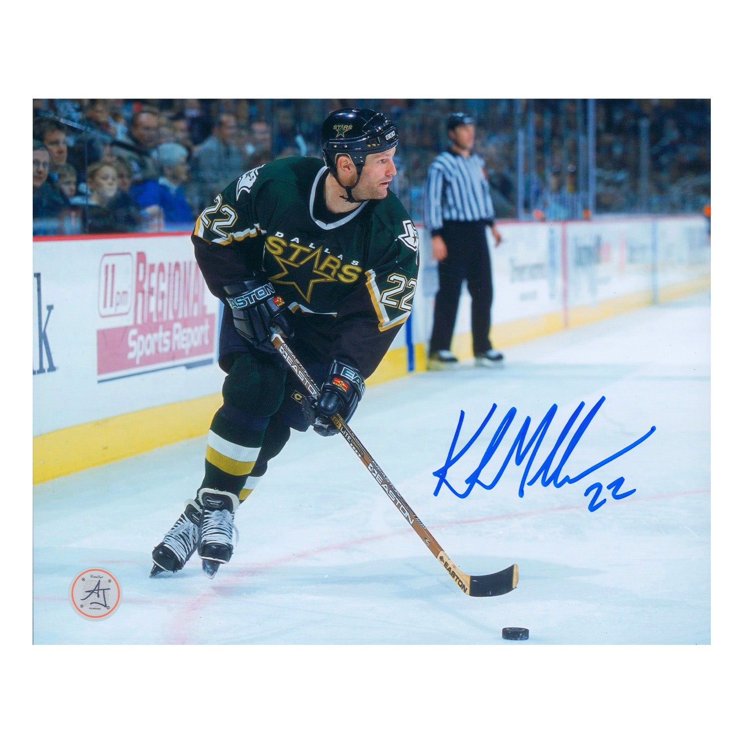 AJ Sports | Kirk Muller Autographed Dallas Stars Game Action 8x10 Photo